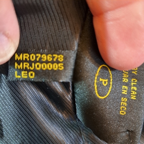 Marvin Richards New York Gray Wool Blend Leopard Print Pea Coat - Picture 10 of 11